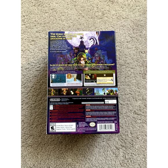 Rare NEW in Box Legend of Zelda Majora's Mask 3D Limited Edition Game + Figure - Picture 5 of 7
